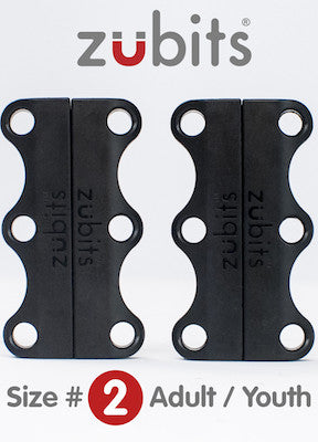 Black - Zubits magnetic lacing solution