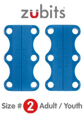 Blue - Zubits magnetic lacing solution
