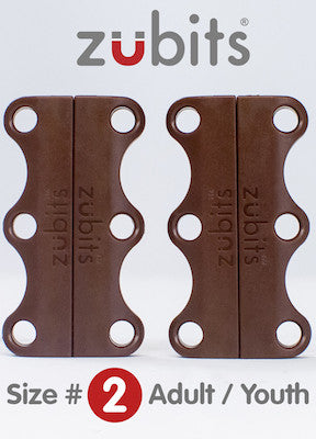 Brown - Zubits magnetic lacing solution