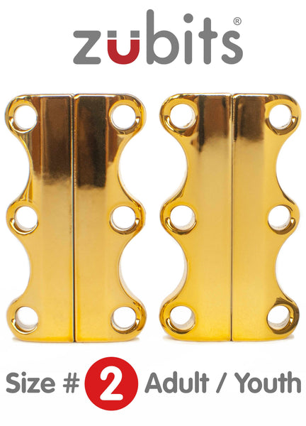 Gold - Zubits magnetic lacing solution