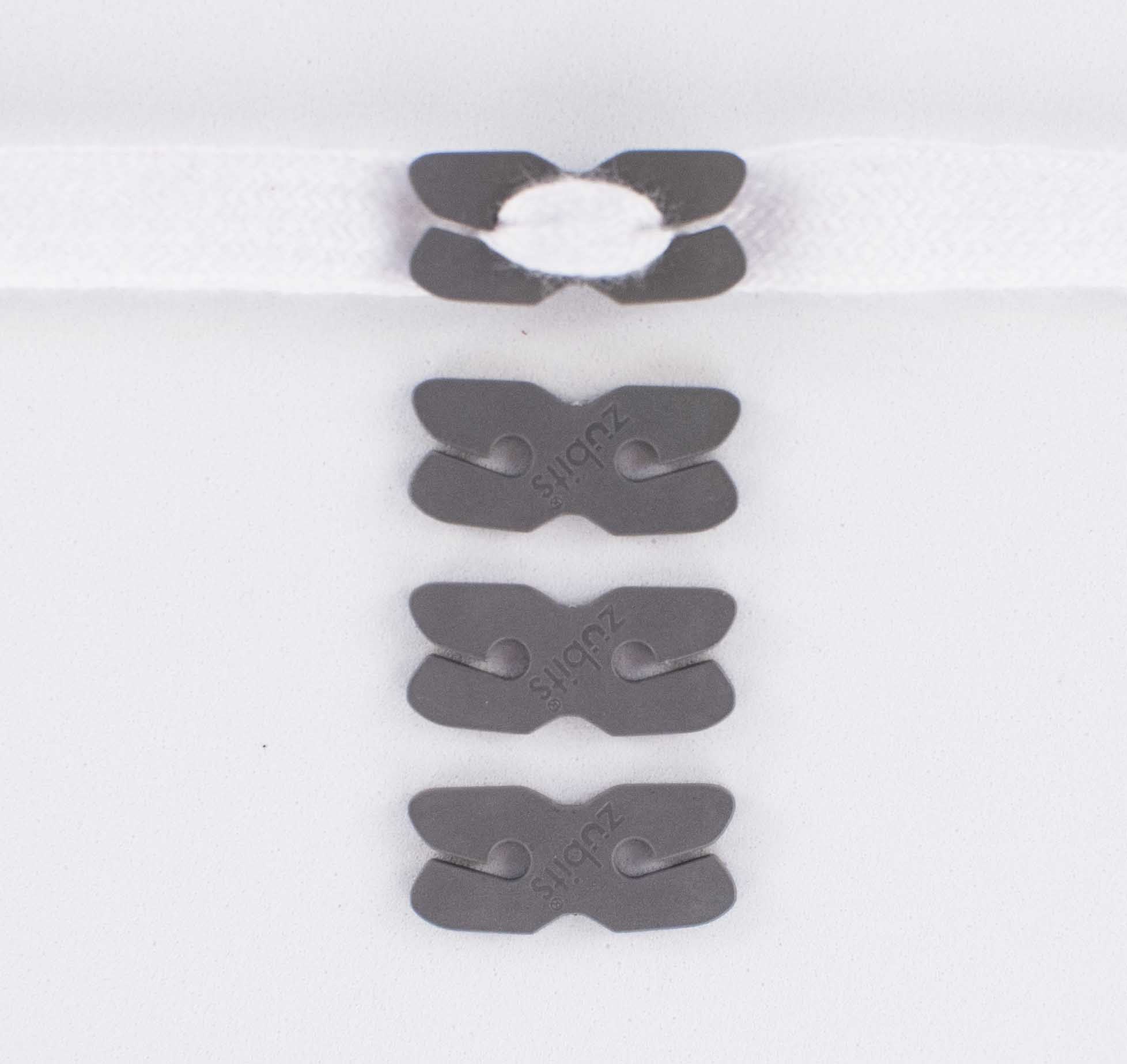 Zubits® Z-lace™ lace securing clips